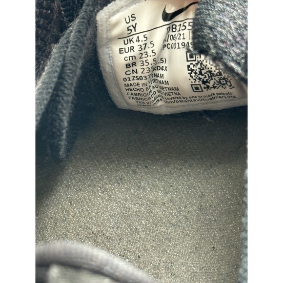 Nike Air VaporMax 2021 Flyknit Shoes Youth Size 5Y Running DB1550-001 Sneakers - Picture 7 of 7